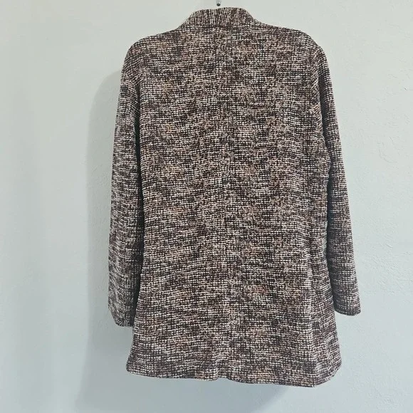 Womens Messini Sz 1X Pink Tweed Blazer Jacket Barbiecore Office Preppy Corp - Picture 2 of 7